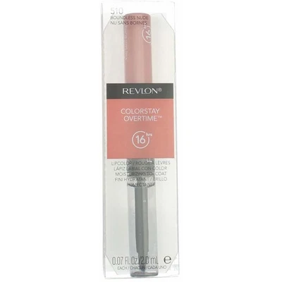 4 Pack Revlon ColorStay Overtime Lipcolor, Boundless Nude 510, 0.07 fl oz - Image 1 of 2