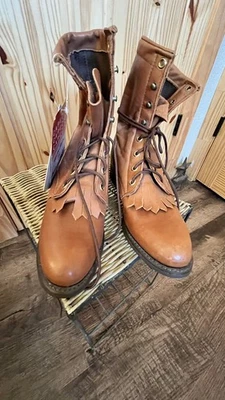Botas con cordones Capezio Kiltie de colección ¡NUEVAS CON ETIQUETAS! Mujer 6.5 Hecho en EE. UU. Parece Justin Ropers Foto 1 de 4