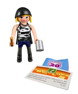 Playmobil Figures Serie 20 - Straßenmusikerin / Punk / Street / City - Picture 1 of 1