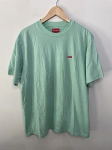 Supreme Small Box Tee T-Shirt Mint Green Streetwear Logo 100% Cotton Unisex L - Picture 1 of 8