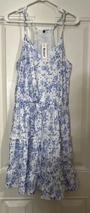 Newshows Damen 2025 Sommerkleid Spaghettiträger Freizeit Boho Strand Gr. M - Bild 1 von 10