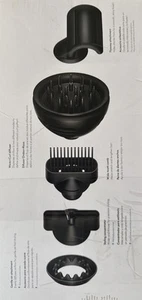 Dyson Supersonic Nural Hair Dryer Attachments (5) Accessories Genuine OEM - Picture 1 of 12