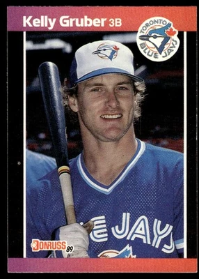 1989 Donruss Kelly Gruber Toronto Blue Jays #113 - Image 1 of 2