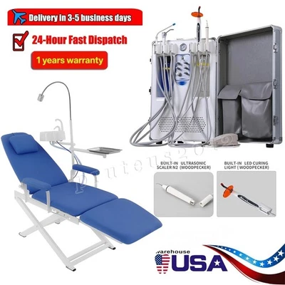 Portable Dental Delivery Unit with Air Compressor Scaler Curing Light / Chair - Image 1 of 2