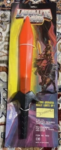 NUOVA spada laser-lite vintage anni 70 80 Hong Kong MOTU Thundarr KO Rack giocattolo 18” RARA - Foto 1 di 8