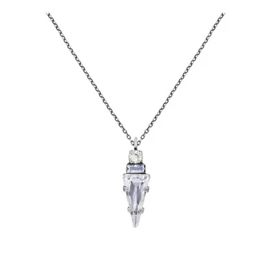 Konplott: Kette/Anhänger Spikes and Pearls, dreieckiger Kristall-Anh.+Kette - Bild 1 von 2