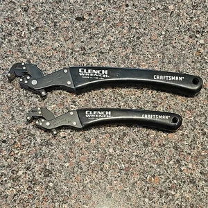 Craftsman Clench Wrench Set 42306 and 42308 Made in USA Black Adjustable Range - Bild 1 von 12