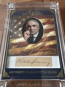2025 POTUS A WORD FROM THE PRESIDENT WARREN HARDING HANDWRITTEN WORD🔥 - Picture 1 of 4