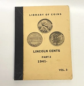Álbum de centavos Lincoln Library of Coins Vol-3 con 85 brillantes centavos sin circular - Imagen 1 de 12