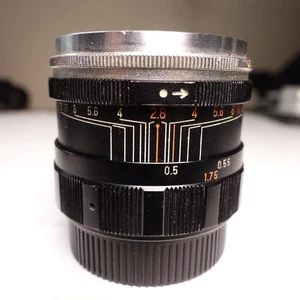 Yashica Auto Yashinon 5cm f/2 .8 Lens M42 Mount 50mm Prime Lens - Haze - Picture 1 of 4