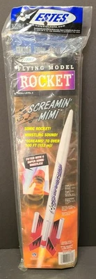 Estes Screaming Mimi Flying Model Rocket Kit #2185 Whistling Model Rocket Sealed - Image 1 of 4