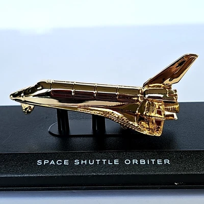 Smithsonian Gold Space Shuttle Orbiter en estuche de coleccionista modelo miniatura 1646 Foto 1 de 4