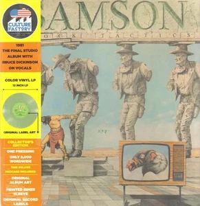Samson Shock Tactics GREEN VINYL / OBI NEW OVP Culture Factory Vinyl LP - Bild 1 von 1