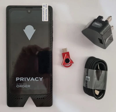 Impulse K1 Blockchain Encrypted Cryptodata Smart Phone Black - Image 1 of 4