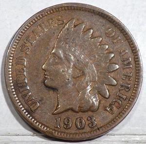 1903 Indian Head Cent  XF - Picture 1 of 2