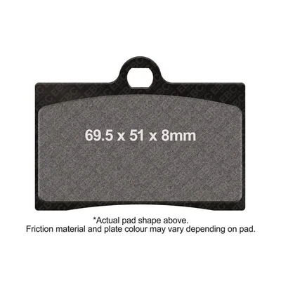 EBC Extreme Pro HH Brake Pad Set Front Left for VOR SM-E 530 2003 - 2004 - Image 1 of 4