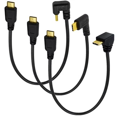 USB C 3.1 Male to Micro USB-B 5Pin Charging Data Cable 0.25m - Image 1 of 4