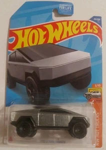 2022 HOT WHEELS HOT TRUCKS SERIES TESLA CYBERTRUCK ZAMAC - Picture 1 of 4