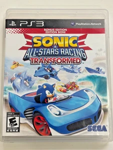 Sonic All Stars Racing Transformed Sony PlayStation 3 Game CIB & Mint! - Picture 1 of 4