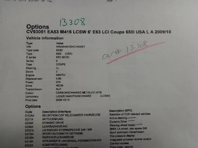 10 BMW 650I GLOVE BOX 583751 - Image 1 of 4