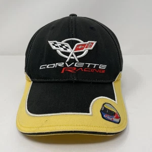 Corvette Racing Hat Cap Strap Back Mens C5-R Helmet Embroidery Autobahn Racing - Picture 1 of 13