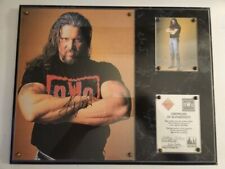 Kevin Nash officially licensed 1998 WCW Plaque, autographed, WCW/NWO w/COA