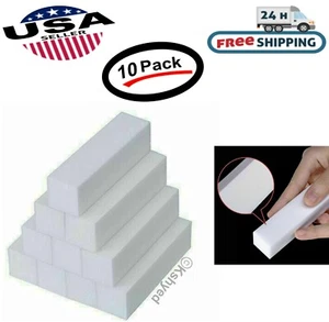 10 Pcs Buffing Sanding Buffer Block File Acrylic Pedicure Manicure Nail Art -New - Picture 1 of 8