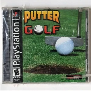 Putter Golf PlayStation PS1 Black Label Small cracks on case  - Picture 1 of 4