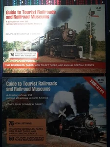Guide to Tourist Railroads and Railroad Museums by George Drury 1987-88 SC VG+ - Picture 1 of 6