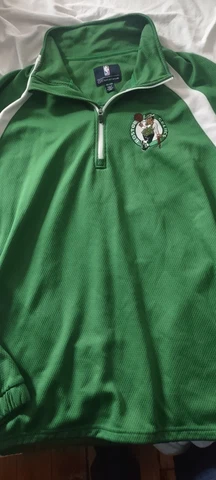 Boston Celtics Zip Up Sweatshirt By GIII Carl Banks. Men's 3XL Cover
