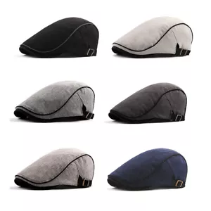 Cappello berretto cotone traspirante basco coppola visiera golf driving British - Foto 1 di 7