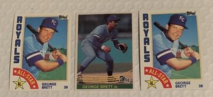 1984 Donruss #53 George Brett ROYALS (2) 1984 Topps George Brett