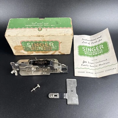 SINGER SIMANCO 121795 Buttonholer Attachment Low Shank 201 Featherweight 221 222 - Image 1 of 4
