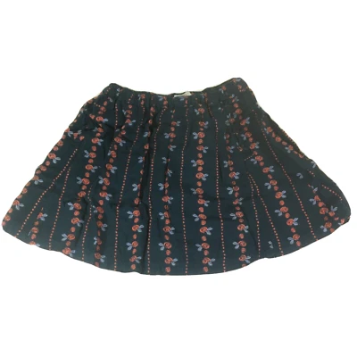 Saia Cooperativa Feminina XS AZUL MARINHO Floral Bolsos Tamanho XS - Imagem 1 de 4