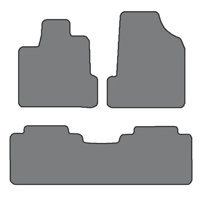 Juego de 3 alfombrillas Honda Ridgeline 2006-2014 a medida - negras Foto 1 de 4