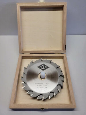 HW HM Nutfräser Nutsägeblatt Set 150 x 4,0 / 5,0 / 6,0 x 30 mm in Holzkassette