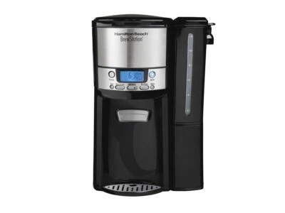 Hamilton Beach 47900 Black Brew Station 12-Cup Dispensing Programmable Coffeemak - Image 1 of 4