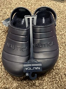 Nautica Brand New Navy Blue Men’s Clogs Size 8 NWT Free shipping - Picture 1 of 3