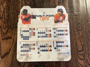 2025 Houston Astros Schedule Magnet SGA 3/27/25 - Picture 1 of 1