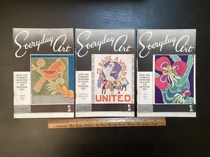 3  The American Crayon Company Everyday Art Magazine Booklets Color 1940s - Picture 1 of 24