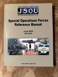 Official US Special Operations Forces Reference Manual-Genuine, Official - Picture 1 of 24