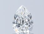 1,04 ct coupe poire IGI certifié laboratoire cultivé CVD diamant couleur E VS1 PIERRE de clarté