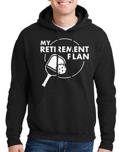 My Retirement Plan Pickleball Unisex Hoodie Sweatshirt Funny - Foto 1 di 9