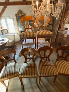 Stühle Armlehnstuhl Stuhl Sessel Hocker Biedermeier Biedermeierstuhl Ballonstuhl - Bild 1 von 14