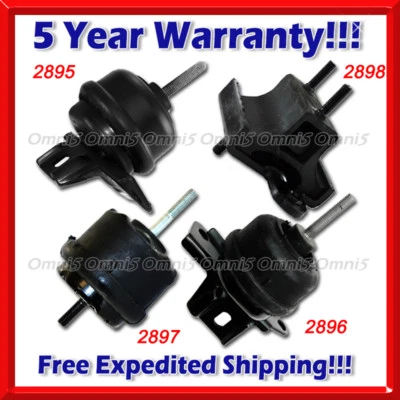 Montaje de motor y transmisión L127 Fit 00-05 Buick LeSabre / Pontiac Bonneville 3,8 L 4 piezas Foto 1 de 4