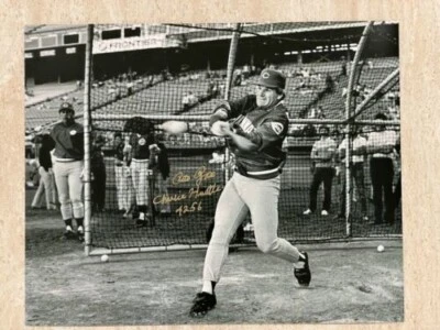 Rare Pete Rose Reds Auto Signed 8x10 Photo CHARLIE HUSTLE 4256 - Image 1 of 2