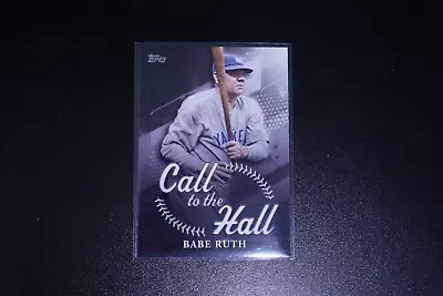 New 2025 Topps Series 1 Babe Ruth #CTH-14 Call to the Hall Insert NY Yankees  - Image 1 of 2