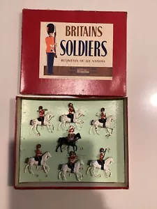 Vintage Britains Set # 1720 Band Of The 2ND Dragoons - Picture 1 of 16