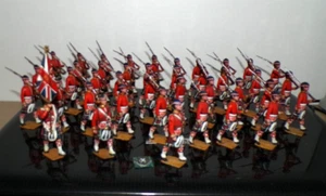 BRITAINS METAL ARMEE DE 41 SOLDATS D'INFANTERIE ECOSSAISE SEAFORTH TBE - Picture 1 of 7