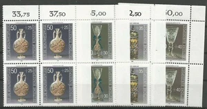 Set BRD MiNr 1295 - 1298 Mint ** Block Of Four Corner 2 Unfolded - Picture 1 of 1